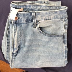 High waist skinny jeans